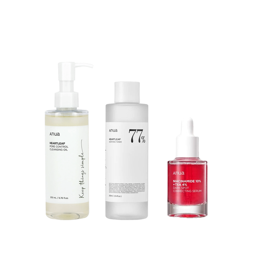 ANUA Clear & Radiant Trio – Cleanse, Hydrate & Brighten