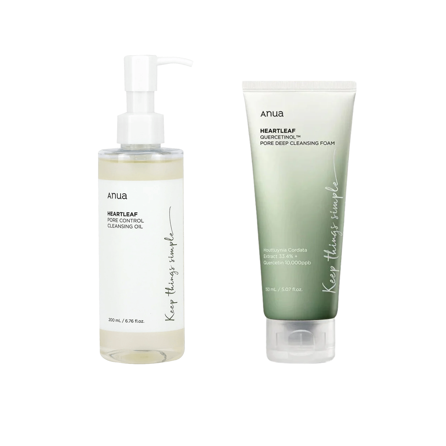 ANUA Double Cleanse Duo – Pure Pores & Fresh Glow